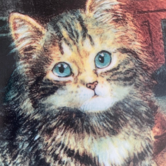 Collector’s Plate My Bowl Is Empty By Wilson Hepple - Victorian Cat capers - Picture 3 of 4